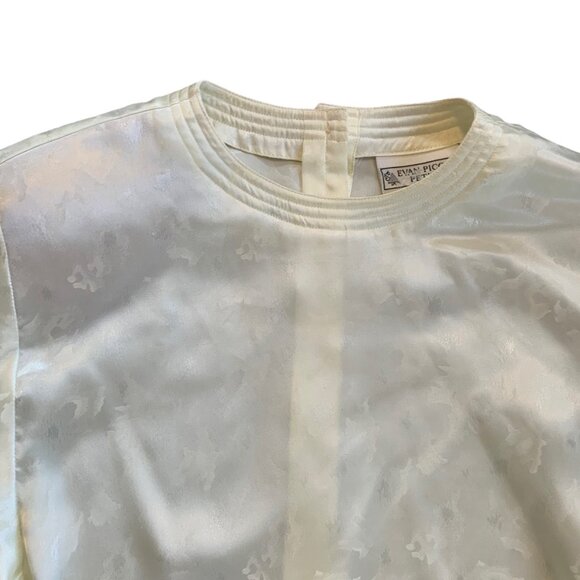 Vintage Evan Picone Petites Romantic Blouse 4 - Picture 2 of 8